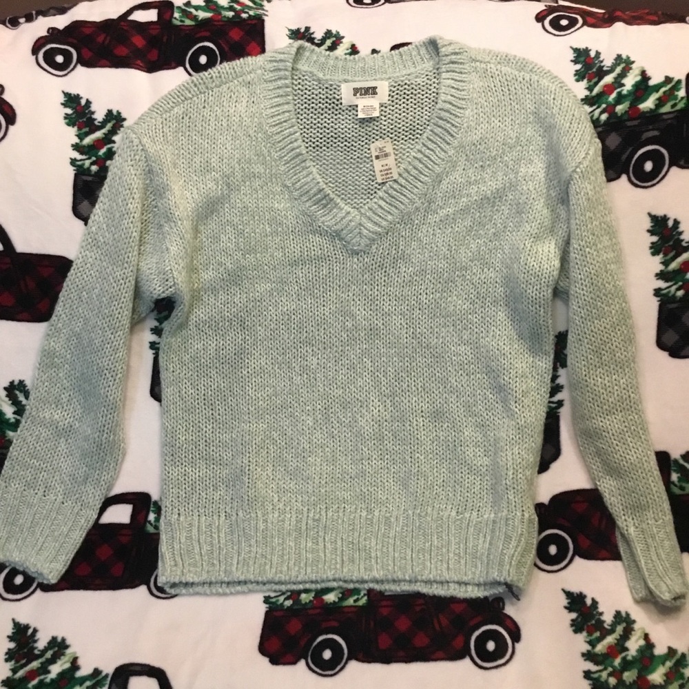 PINK Seafoam green Sweater